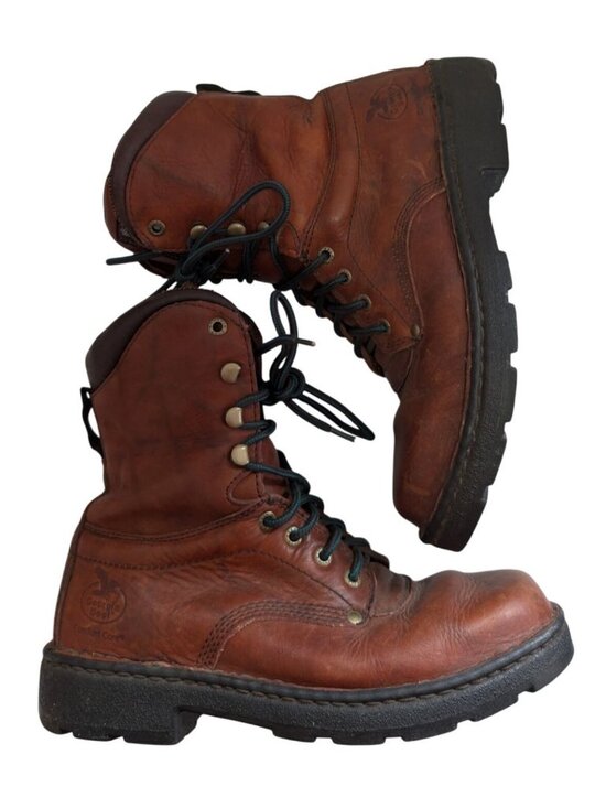 Georgia Boot Mens 8 M Eagle Light Work Boots G8083 Russet Wildwood Leather main image 10